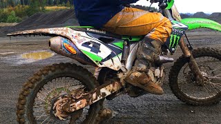 Kawasaki KX450F  FMF 41 Megabomb ❎ REV LIMITER ❎ Exhaust SOUND [upl. by Mathia]