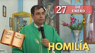 EVANGELIO DE HOY sábado 27 de Enero del 2024  Padre Arturo Cornejo [upl. by Adnovaj]