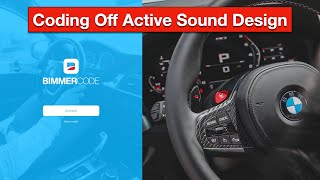 Bimmercode Active Sound Design Coded Off  2021 BMW G80 M3 [upl. by Eegnat]