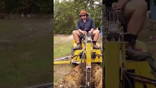 Home Made Backhoe Digging  Kohler K Engine  iSaveTractors isavetractors cubcadet gardentractor [upl. by Zosema28]