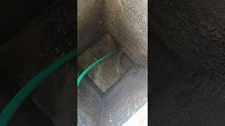 6 Inch drain pipe block cleaning [upl. by Aeduj386]