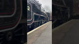 44932 arriving at oakworth train kwvr railway trainspoting [upl. by Dippold915]