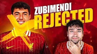 Zubimendi REJECTS Liverpool Move 😭❌💔 [upl. by Rheinlander]