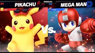 Yash Mega Man vs Jolt Pikachu  KO Fight Night Qualifier 5 [upl. by Kalbli711]