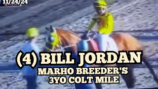 4 BILL JORDANEMERGED VICTORIOUSMARHO BREEDERS 3YO COLT MILE112424mangkelostv2053 [upl. by Ellenij925]