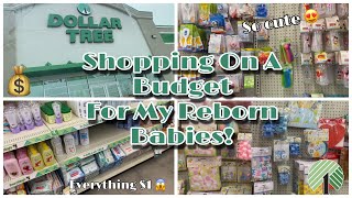 Shopping For My Reborns At Dollar Tree Shopping On A Budget  Mya Reborns [upl. by Mellen263]