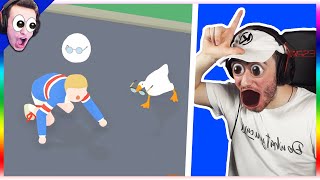 Goose STEALS Glasses From Nerdy Kid Untitled Goose Game [upl. by Amsa]