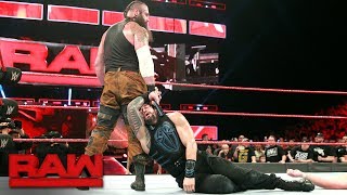 Braun Strowman tears up the road to SummerSlam Raw July 17 2017 [upl. by Paloma]