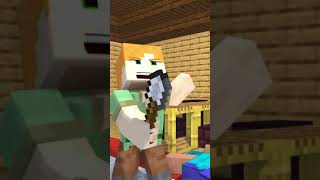 Alex raging😳 minecraft minecraftanimations shorts [upl. by Yentihw522]