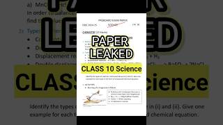 Class 10 Science Paper Leaked Preboard Exam  Science Class 10 Paper Preboard paper Leaked  Exphub [upl. by Gilchrist]