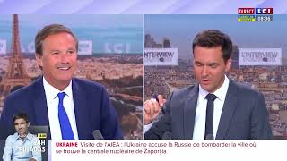 Nicolas DupontAignan dans lInterview Politique de LCI le 01092022 [upl. by Hentrich559]