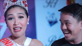 Reina Hispanoamericana 2017 Teresita Marquez answers Miss Universe questions Conan Interviews [upl. by Weingarten]