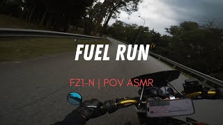 Fuel Run YAMAHA FZ1N  REMUS Exhaust  ASMR  POV [upl. by Gustafson]