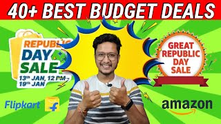 40 Best Budget Deals on Amazon Great Republic Day Sale amp Flipkart REPUBLIC DAY SALE 2024 datadock [upl. by Annauqal180]