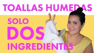 Cómo Hacer Toallas Húmedas DESINFECTANTES Reusables SOLO 2 INGREDIENTES [upl. by Sivra12]