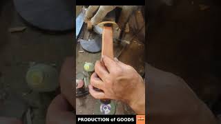 Production 173 Process of making a wood chopping knife [upl. by Eirol]