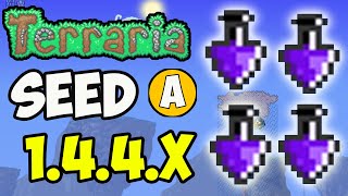 Terraria how to get GRAVITATION POTIONs 10 PCS NEW SEED for 1449 2024 [upl. by Yemerej]