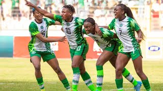 Super Falcons defeat Ivory Coast in first leg of CAF Womens AFCON Qualifier [upl. by Hosbein673]