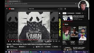 Reaccionando a Panda Remix Almighty X Farruko X Daddy Yankee X Cosculluela Exclusiva [upl. by Christi]