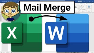 Mail Merge from Excel to Microsoft Word [upl. by Adnam]