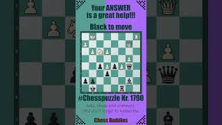 Chess Puzzle 1790 chesspuzzle chessseries chesspuzzleseries chess chessgame quiz chessbrains [upl. by Yhpos]