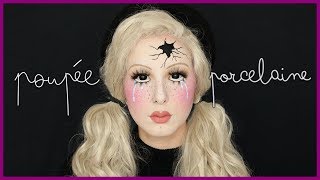 MAQUILLAGE POUPÉE EN PORCELAINE 👧🏼  Halloween 2018 [upl. by Elfreda]