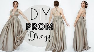 DIY prom Dress  NO BASIC PATTERN USE    Tijana Arsenijevic [upl. by Anilorak]