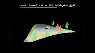 Acorn Archimedes  Arthur OS  Welcome Disc  Lander Simulated monitor [upl. by Colbye]