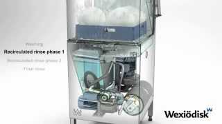 Wexiodisk WD6 Duplus Passthrough Dishwasher [upl. by Repsag]