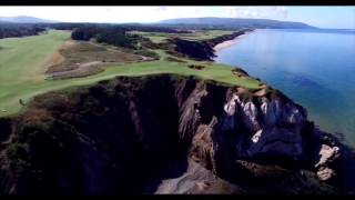 Cabot Cliffs CountdowntoCliffs Drone Shots 2016 [upl. by Korney]