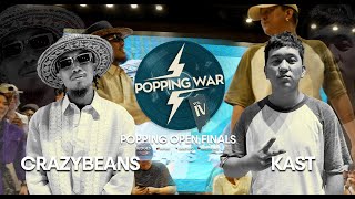 Crazybeans vs Kast FINALS Open Popping War Vol 4 [upl. by Ingold]