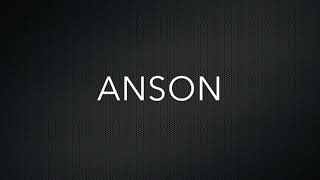 How to Pronounce Anson [upl. by Artekal]