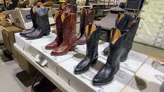 Able Auctions  January 23 cowboy boot auction [upl. by Pallaton]