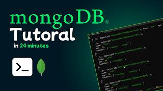 Learn Your First Database MongoDB Tutorial in 24 Minutes [upl. by Medor]