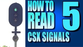 How To Read Signals On The CSX Part 5  ABS Signals [upl. by Rimisac]