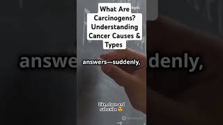 What Are Carcinogens Understanding Cancer Causes amp Types cancercauses viralshorts cancerous top [upl. by Yaffit]