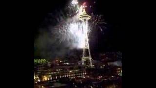 2008 New Years Fireworks at the Space Needle in Seattle [upl. by Lorena]