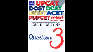 UPCATDOSTPUPCETACETDCAT  MATHEMATICS REVIEWER QUOTIENT RULE [upl. by Johnnie]