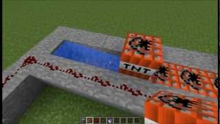 How to Build a TNT Cannon in Minecraft [upl. by Llerrut]