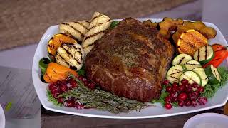 Rastellis 5lb Reserve Black Angus Prime Rib with Butter on QVC [upl. by Rosenzweig]