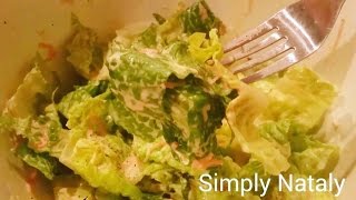 Romaine Lettuce Salad Recipe [upl. by Cressi]