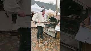 bauernbrote aus dem holzbackofen auf dem husumer krokusblütenfest shorts [upl. by Iiette627]