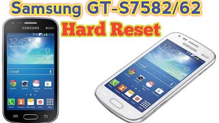 samsung galaxy s dous gts756282 hard reset samsung gt s7582 hard reset [upl. by Eiduj224]