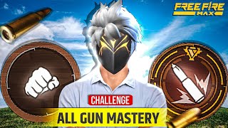 GETTING ALL GUN MASTERY FIRE 🔥 BOTTON 💀  FREE FIRE MAX [upl. by Pelletier154]