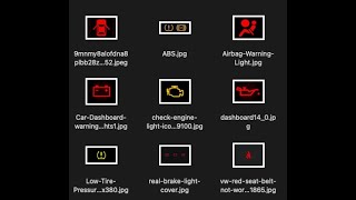 10 Most Common dashboard lights in a car Explained [upl. by Atilam]