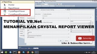 Menampilkan Crystal Reports Viewer pada VBNet [upl. by Cerf369]