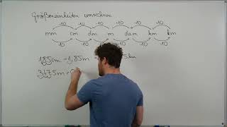 Längeneinheiten Umrechnen ALLE Einheiten Beispiele [upl. by Burnaby]