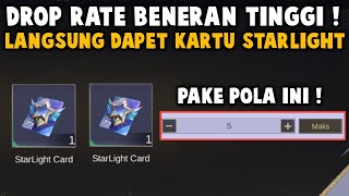 LANGSUNG DAPET  DROP RATE KARTU STARLIGHT NOVEMBER BENERAN TINGGI REAL ATAU FAKE [upl. by Efar]