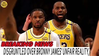 Disgruntled Over Bronny James’ Unfair Reality Lakers Rookie Reveals Pivotal Conversation [upl. by Sterling]