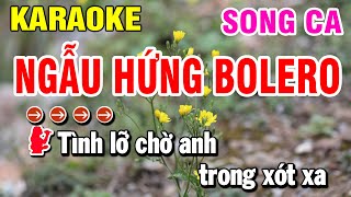 Karaoke Ngẫu Hứng Bolero Nhạc Sống Song Ca Gm  Huỳnh Lê [upl. by Nirol]